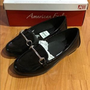 New American Eagle Girls black formal dress shoes